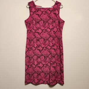 Pink Snake Print Dress